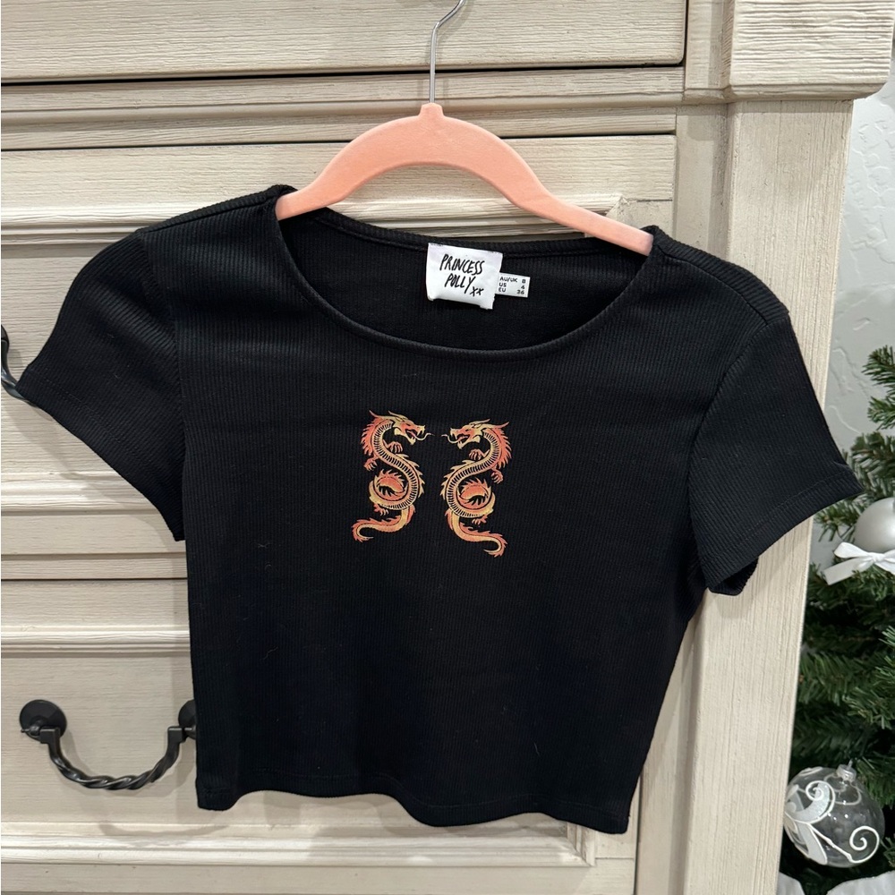 Princess Polly Dragon Crop Top